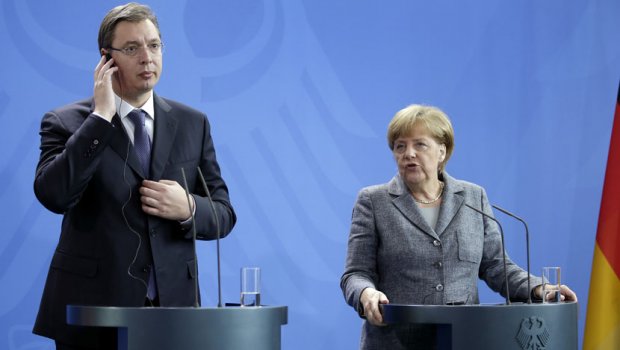 Vučić na sastanku sa Merkel