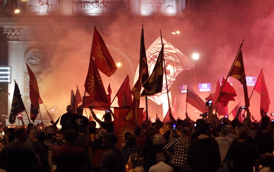 Protesti u Skoplju: Povrijeđeno sedam policajaca