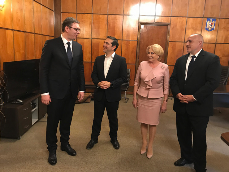 Vučić na sastanku balkanske četvorke u Solunu