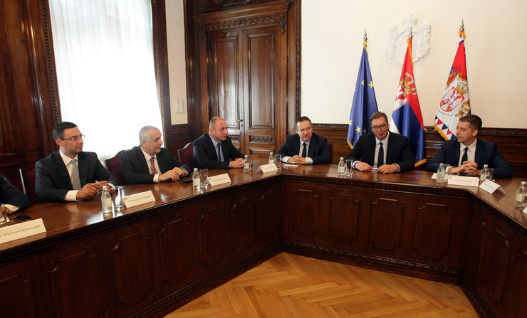 Vučić sa delegacijom iz Crne Gore: Bićemo uvijek uz Srbe i podržaćemo ih