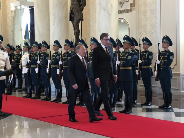 Vučić u Kazahstanu