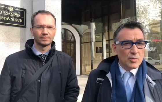 Advokati Medojevića i Kneževića: Ustavni sud Ima priliku da doprinese stabilnosti u Crnoj Gori