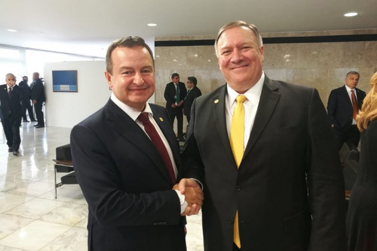 Dačić i Pompeo o Kosovu i dijalogu sa Prištinom