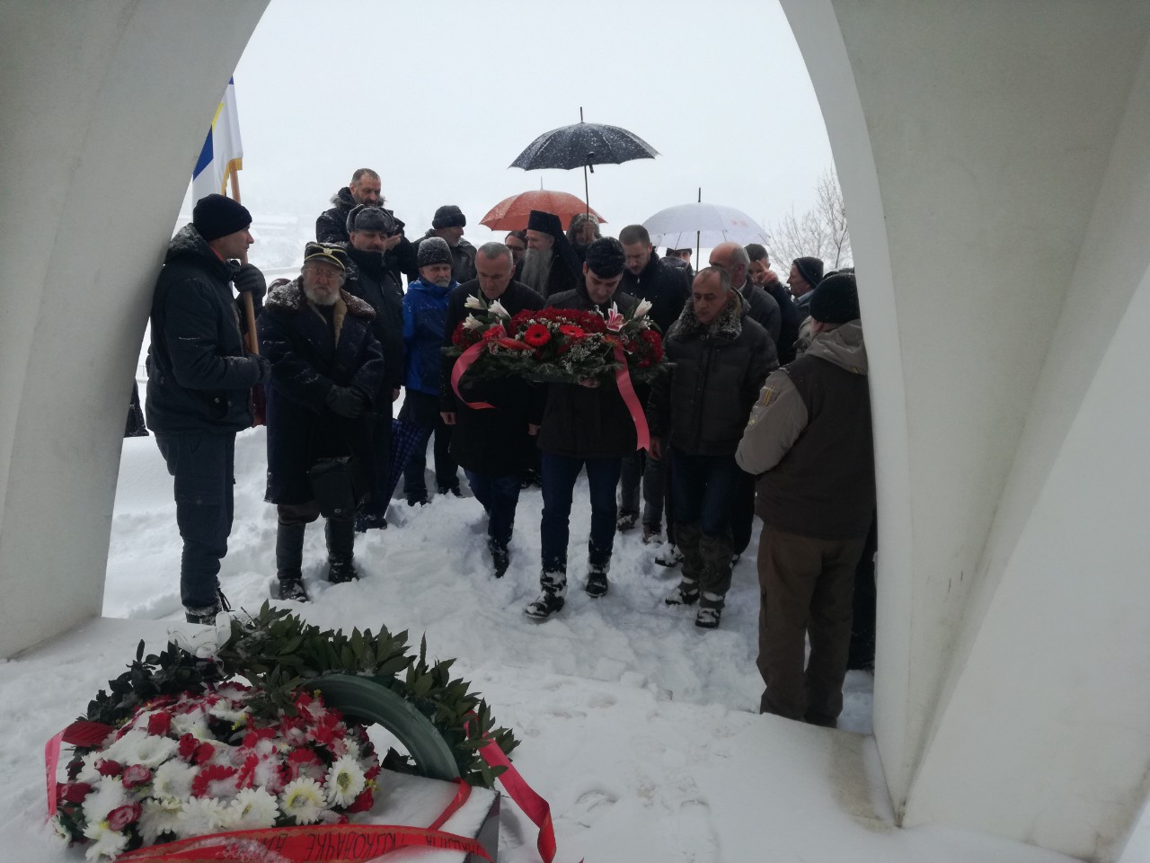 Delegacija DF-a položila vijenac na spomenik junacima Mojkovačke bitke