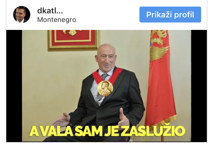 Knežević odlikovao SDT-a: Katnić se opasao Nobelom