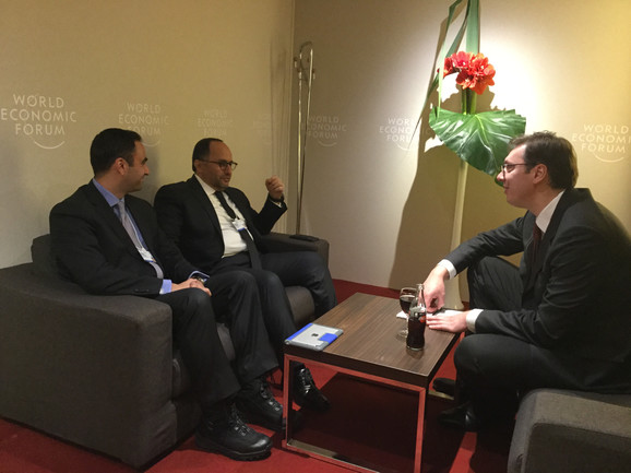 Vučić u Davosu danas razgovarao sa predsednikom EBRD i predstavnicima „Al Dahre“