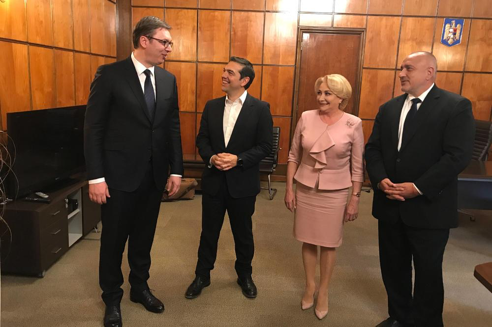 Vučić u Bukureštu: Sastanak sa premijerima Rumunije, Grčke i Bugarske