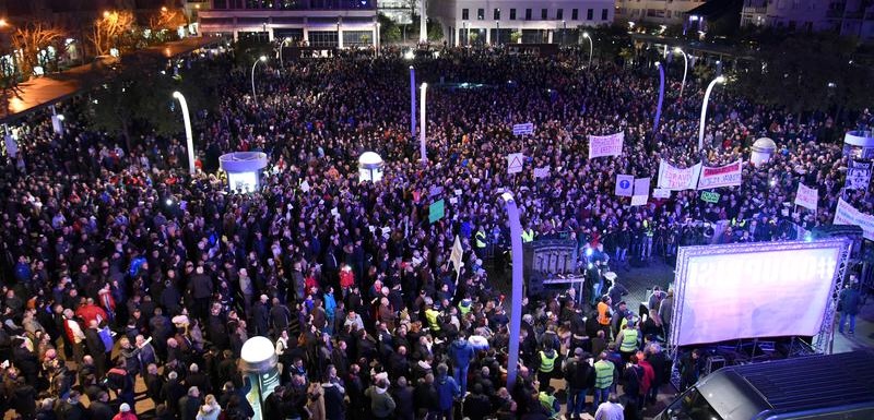 Organizatori protesta: Katnić unizio funkciju koju obavlja