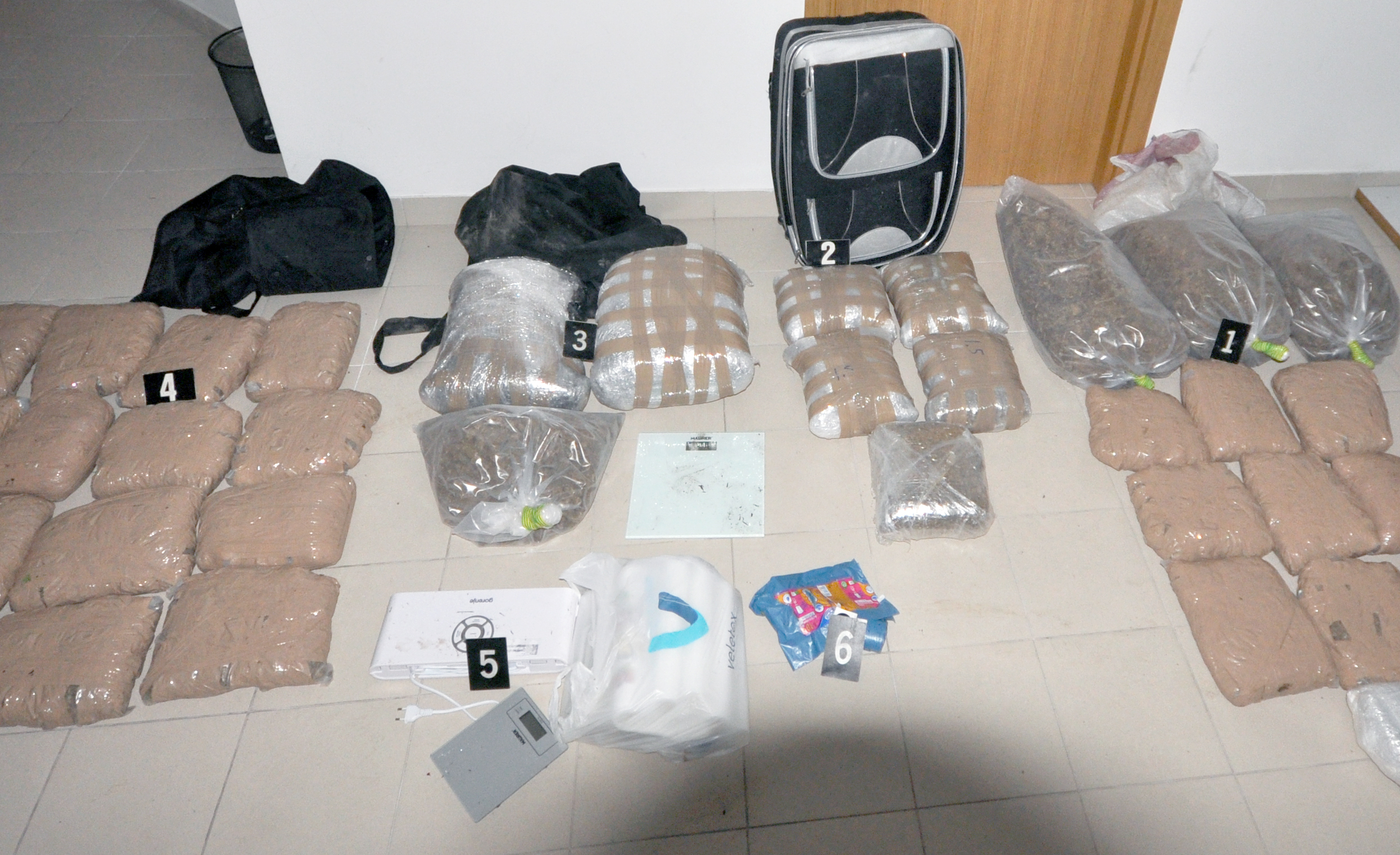 U mjestu Buronje: Oduzeta 63 kilograma marihuane