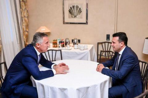 Zvanična posjeta: Đukanović danas sa Zaevom u Podgorici