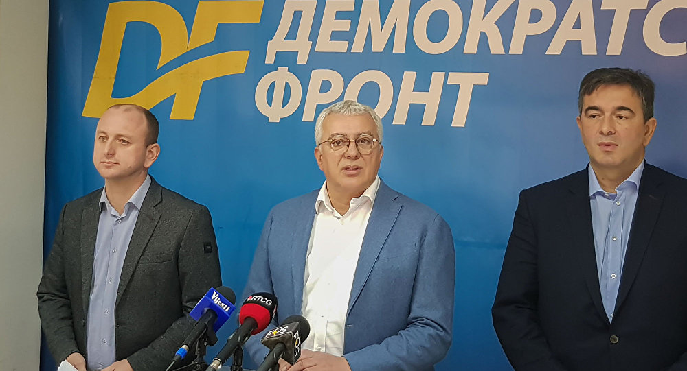 DF ne ide na sastanak “Odupri se”:  Nećemo učestvovati u radu Odbora, ne učestvujemo u tajnim i javnim dilovima sa DPS-om kao neki!