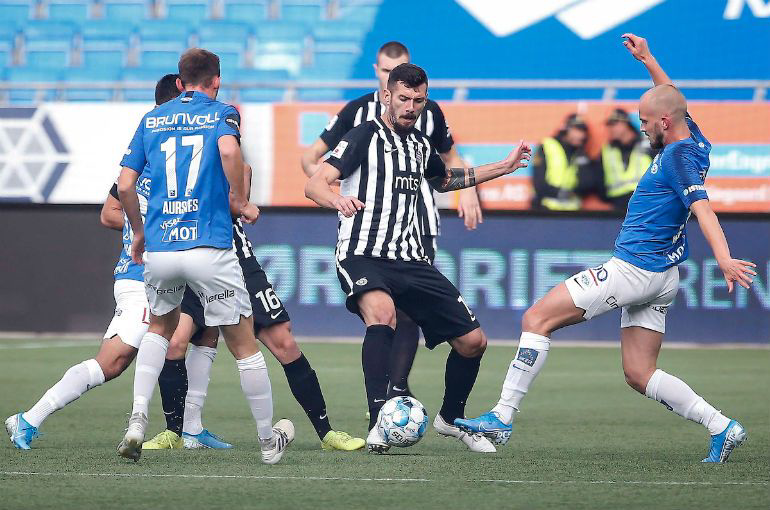 Ugodna jesen u Humskoj: Nebeski skok Miletića odveo Partizan u Ligu Evrope!
