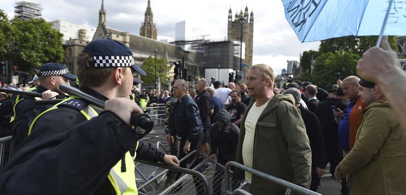 London: Sukobili se protivnici i pobornici Bregzita, napadnuta i policija