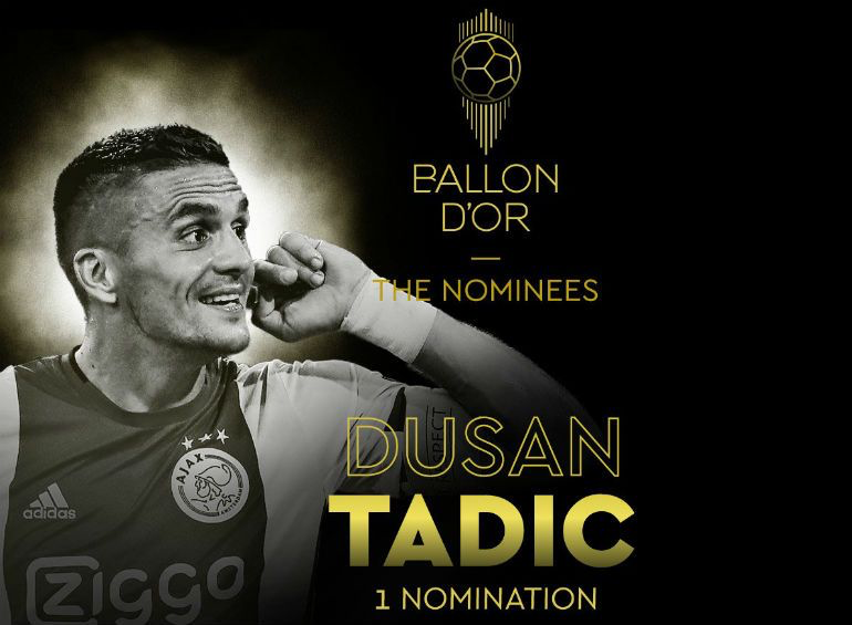 Dušan Tadić nominovan za Zlatnu loptu