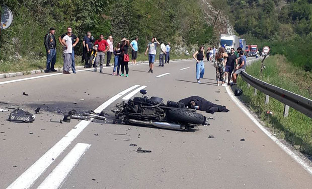 Motociklista povrijedjen u nezgodi kod Budve
