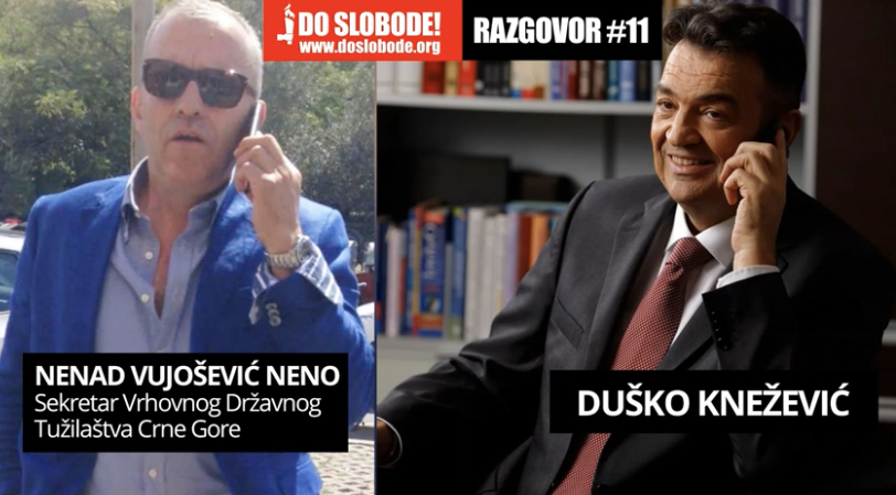 Novi snimak: Vujošević tvrdi da mu je Katnić rekao da će pustiti kuma Duška Kneževića!