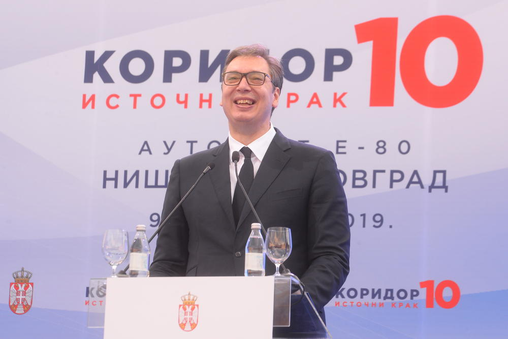 Aleksandar Vučić poslije otvaranja koridora 10: Radićemo sve više, snažnije, uvjeren sam da ćemo živjeti bolje