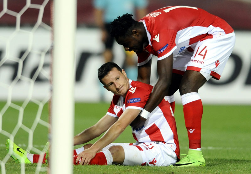 Zvezda na koljenima: Srpski šampion ispao iz Evrope