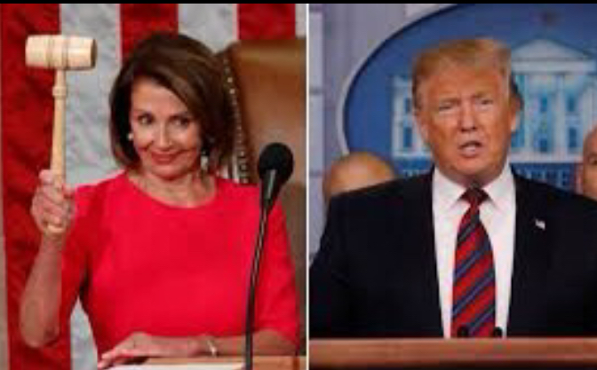Tramp: Luda Nensi; Pelosi: On je doživotno opozvan