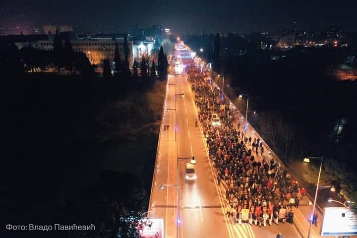 Još jedan veličanstven skup u Podgorici: Crnu Goru su osnovali sveci, a ne gusari