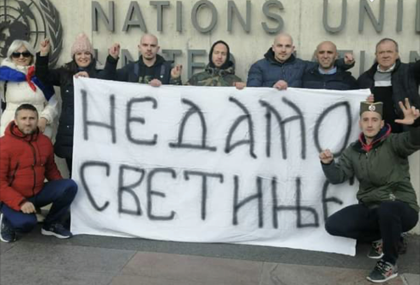 Veliki skup u Ženevi: Srbi i Crnogorci brane svetinje!
