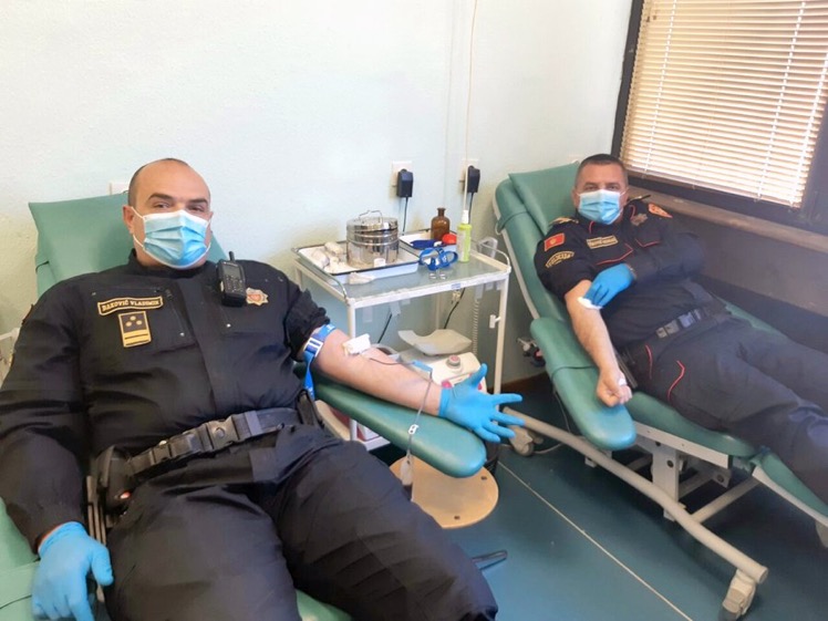 Humanitarna akcija dobrovoljnog davanja krvi Uprave policije i Zavoda za transfuziju krvi se nastavlja