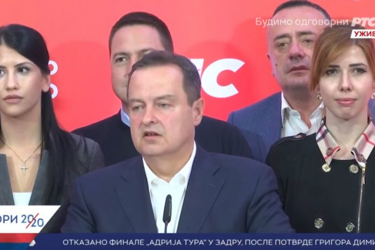 Dačić: Vučić je apsolutni pobjednik, mi smo vicešampioni, nekima ni cenzus od 1% ne bi pomogao