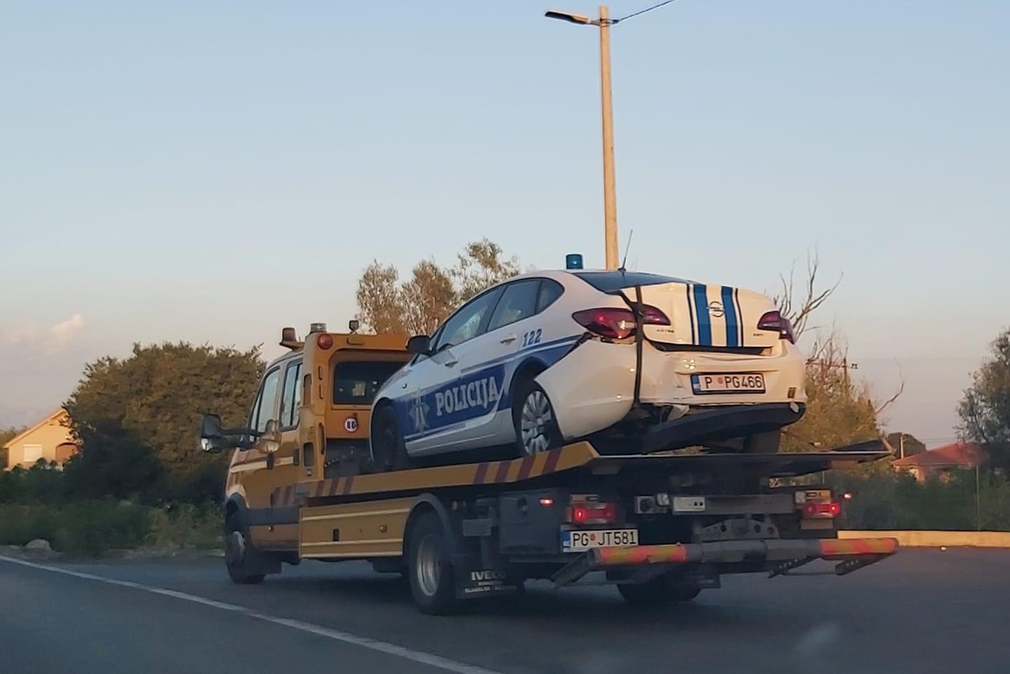 Nesvakidašnja slika: Policijski presretač završio na šlep službi!