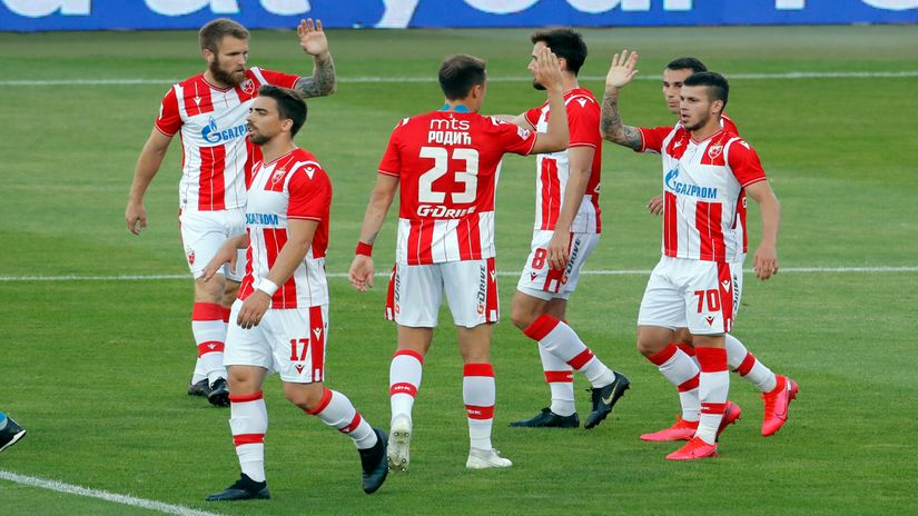 Uspjela generalka: Zvezda rastrčana i raspucana protiv Borca