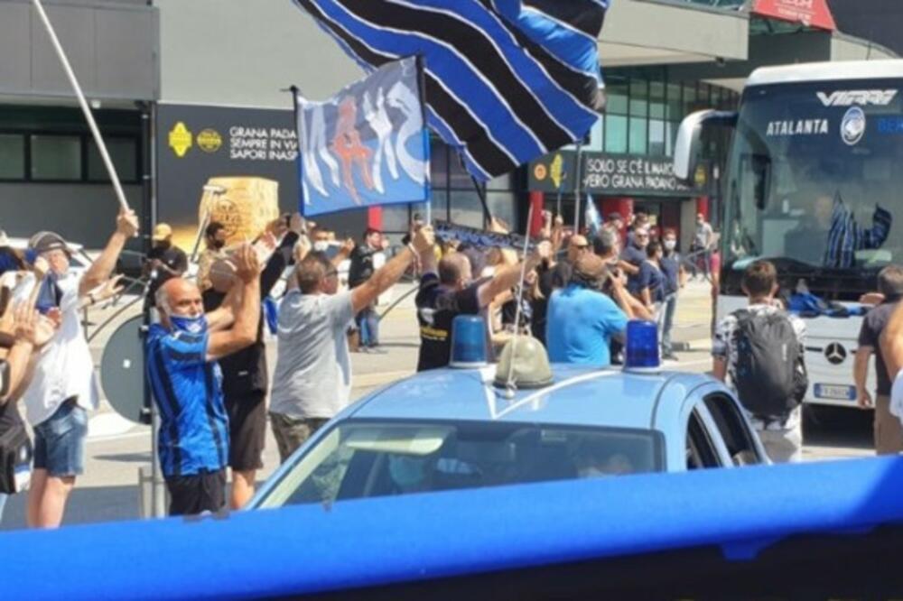 Bergamo: Navijači dočekali fudbalere kao heroje