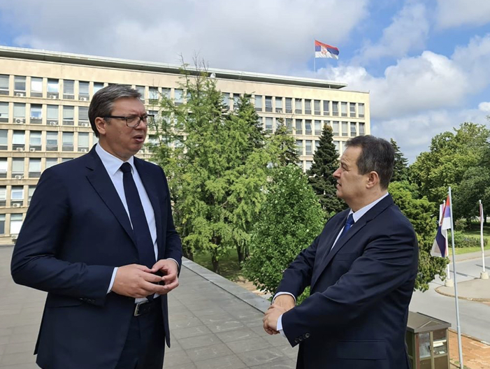 Sastanak Vučića i Dačića: Razgovor o predstojećim susretima u Vašingtonu i Briselu