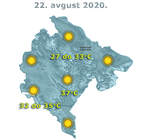 Sjutra pretežno sunčano i veoma toplo