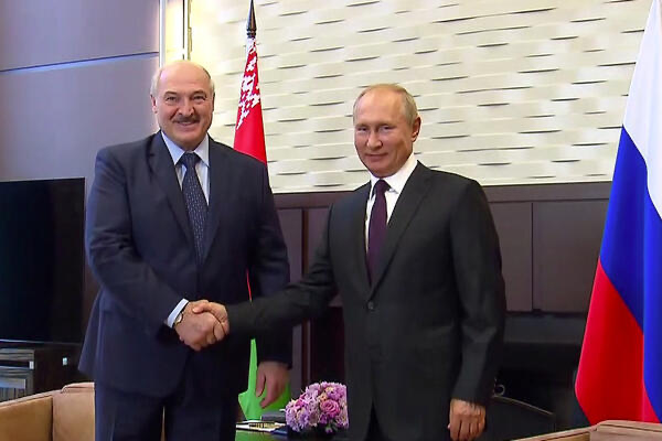 Gest podrške: Putin obećao Lukašenku kredit od 1,5 milijardi dolara
