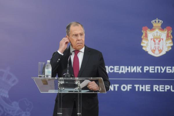 Lavrov u samoizolaciji, ne dolazi u Beograd