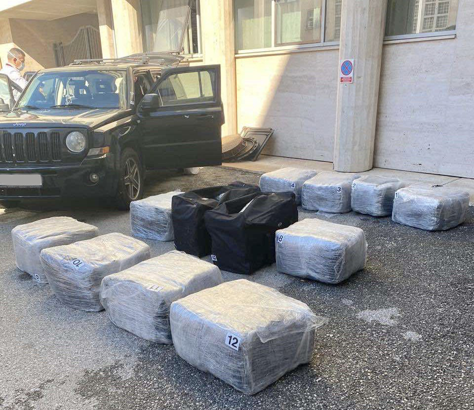 Nađeno skoro 200 kilograma marihuane, osumnjičeni lišen slobode