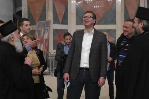 Vučić: Hram Svetog Save izgleda bolje od Aja Sofije