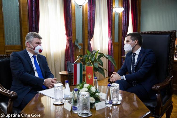 Bečić sa ambasadorom Mađarske: Politički subjekti da se izdignu iznad partijskih interesa