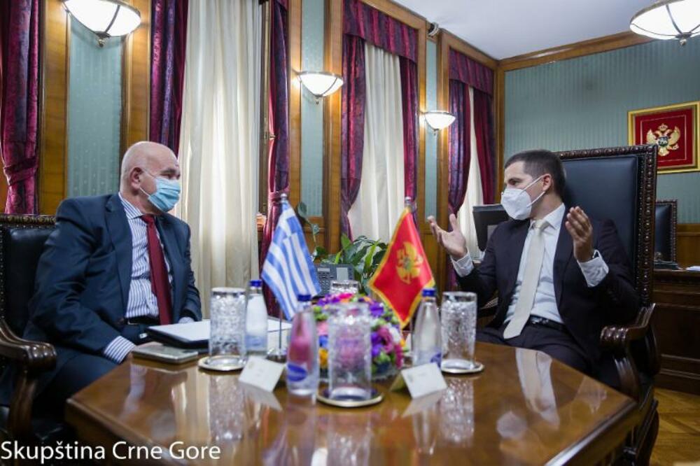 Grčki ambasador sa Bečićem: Nastavićemo da podržavamo Crnu Goru na putu ka EU