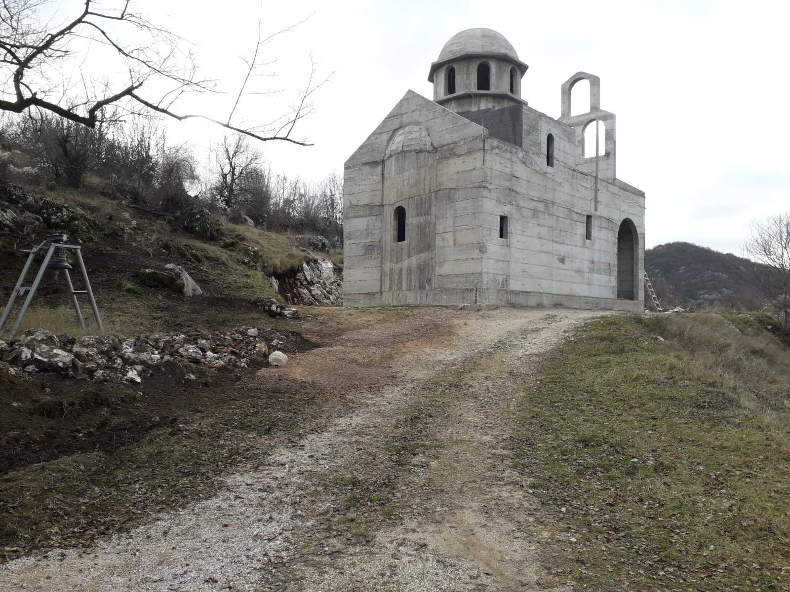 Nastavljeni radovi na izgradnji crkve Svetog Stefana Piperskog i Župskog u mjestu Gubelj