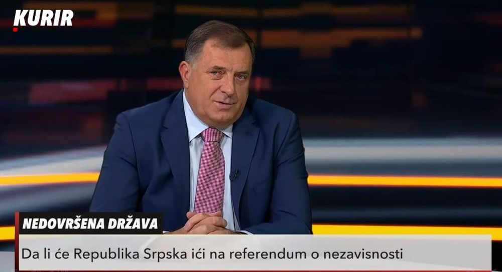Dodik: Bosna i Hercegovina je pogrešna zemlja i neuspešni eksperiment