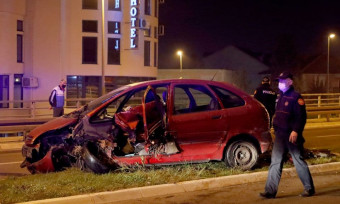 Jedna osoba povrijeđena u udesu u Podgorici, prebačena u Klinički centar