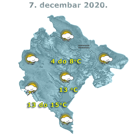 Danas povremeno kiša, do 15 stepeni