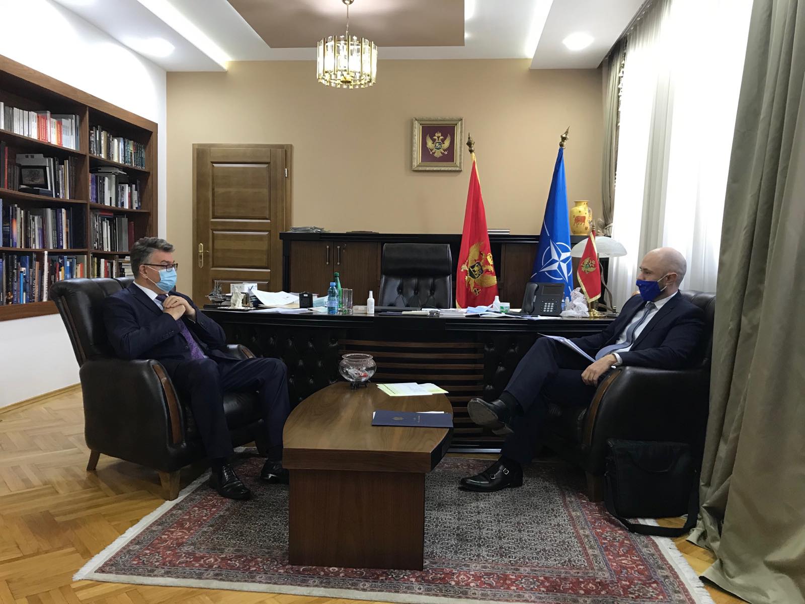 Radulović sa hrvatskim i makedonskim ambasadorom: Prijateljski odnosi biće nastavljeni