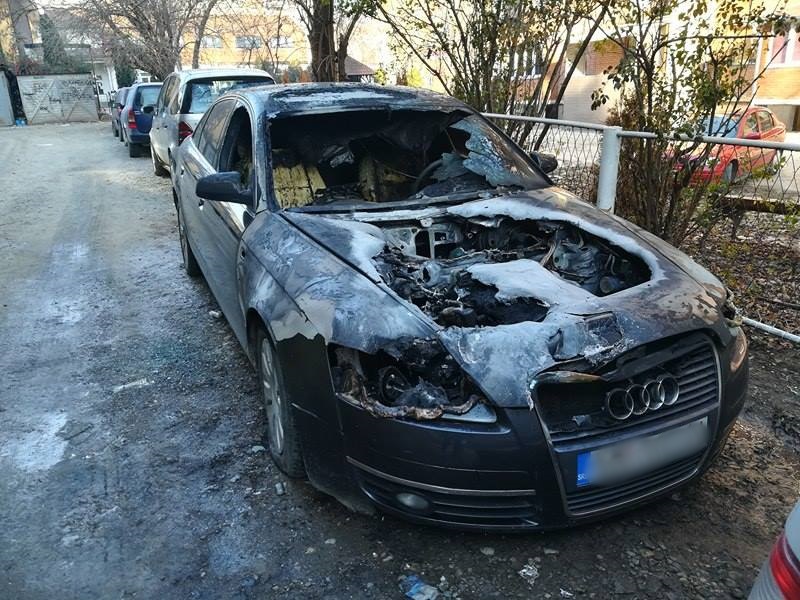 Zapaljen „audi“ na Cetinju