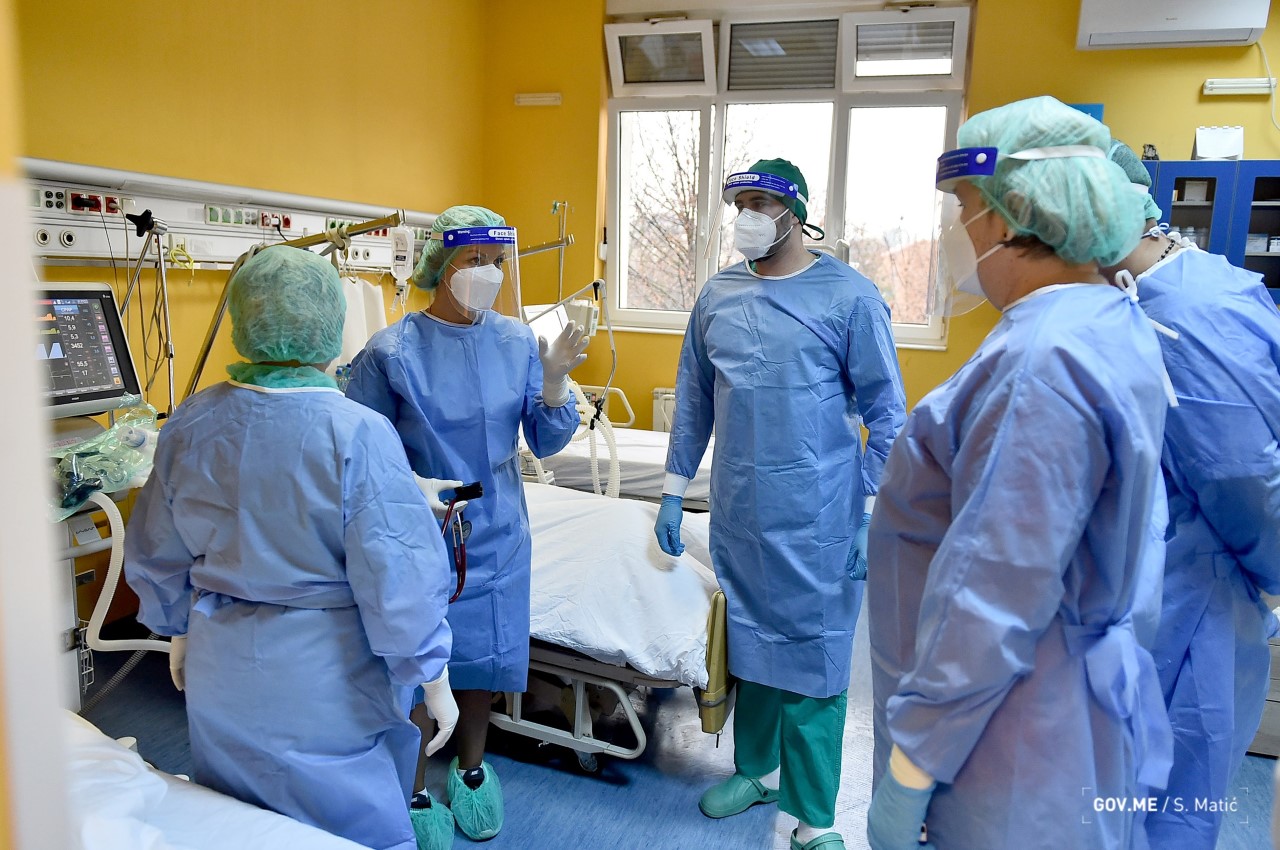 U nikšićkoj bolnici 106 pacijenata oboljelih od koronavirusa
