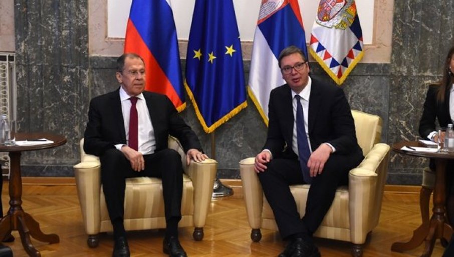 Vučić i Lavrov nakon obilasta Hrama Svetog Save: Živjelo prijateljstvo Srbije i Rusije