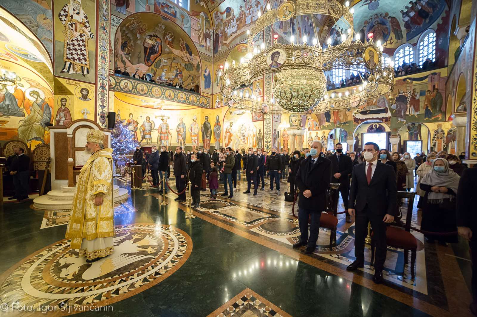 Krivokapić i Bečić prisustvovali božićnoj liturgiji