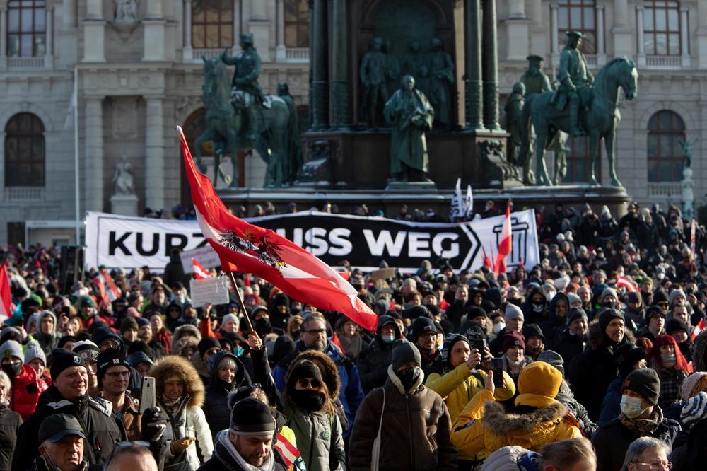 Protest u Austriji zbog korona mjera