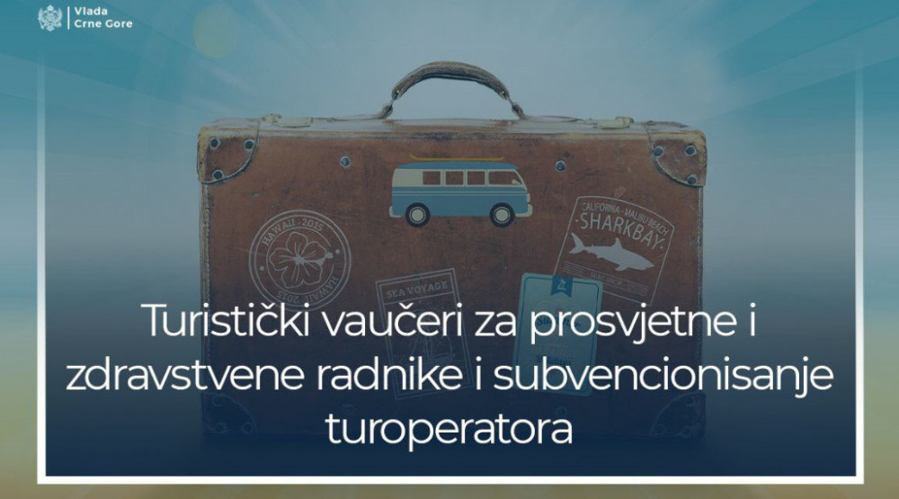 Zdravstveni i prosvjetni radnici turističke vaučere mogu iskoristiti do 1. jula