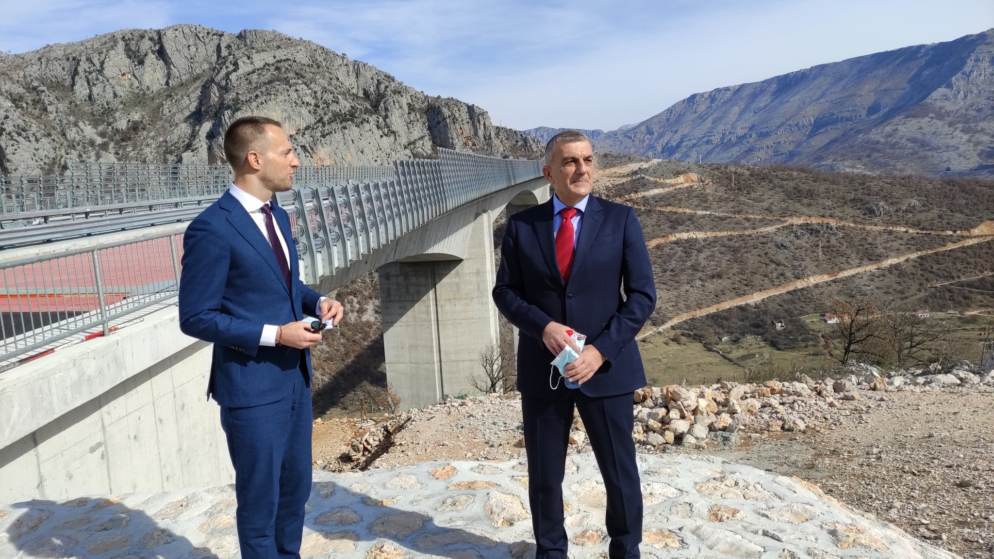 Bojanić: Lijepo vrijeme za uspješan i brz završetak radova na autoputu